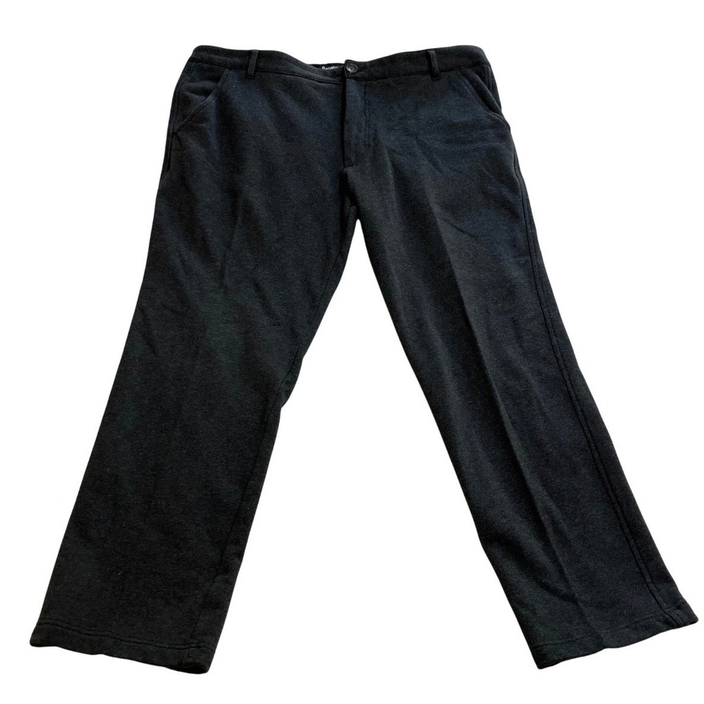 Betabrand Dress Pant Sweatpants Mens 38x30 Charcoal Gray French Terry Trousers
